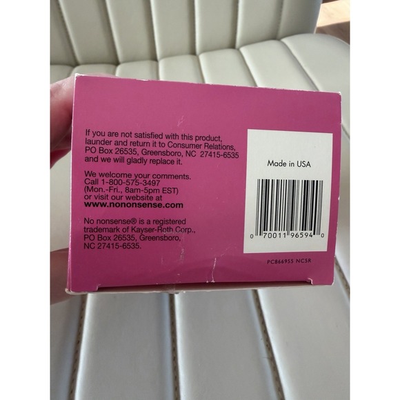 No Nonsense Comfort Top Knee Highs 8 Pair Value Pack TAN PLUS Size NC5 Sheer Toe - Picture 4 of 4